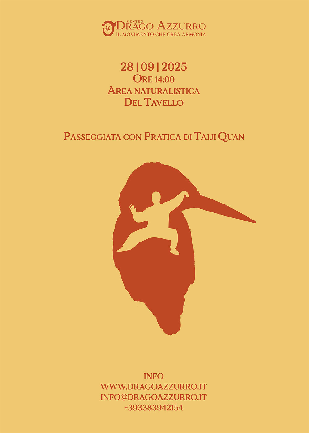 Tavello | Corsi di ginnastica del benessere, ginnastica dolce, posturale, pilates, ginnastica per parkinson | Arti marziali cinesi, Taiji Quan, QiGong, DaoYin e difesa personale | Camin, Camponogara, Campolongo Maggiore, Dolo, Fossò, Fiesso d'Artico, Legnaro, Noventa Padovana, Padova, Ponte di Brenta, Ponte San Niccolò, Sandon, Venezia, Vigonovo, Villatora, Saonara, Stra.