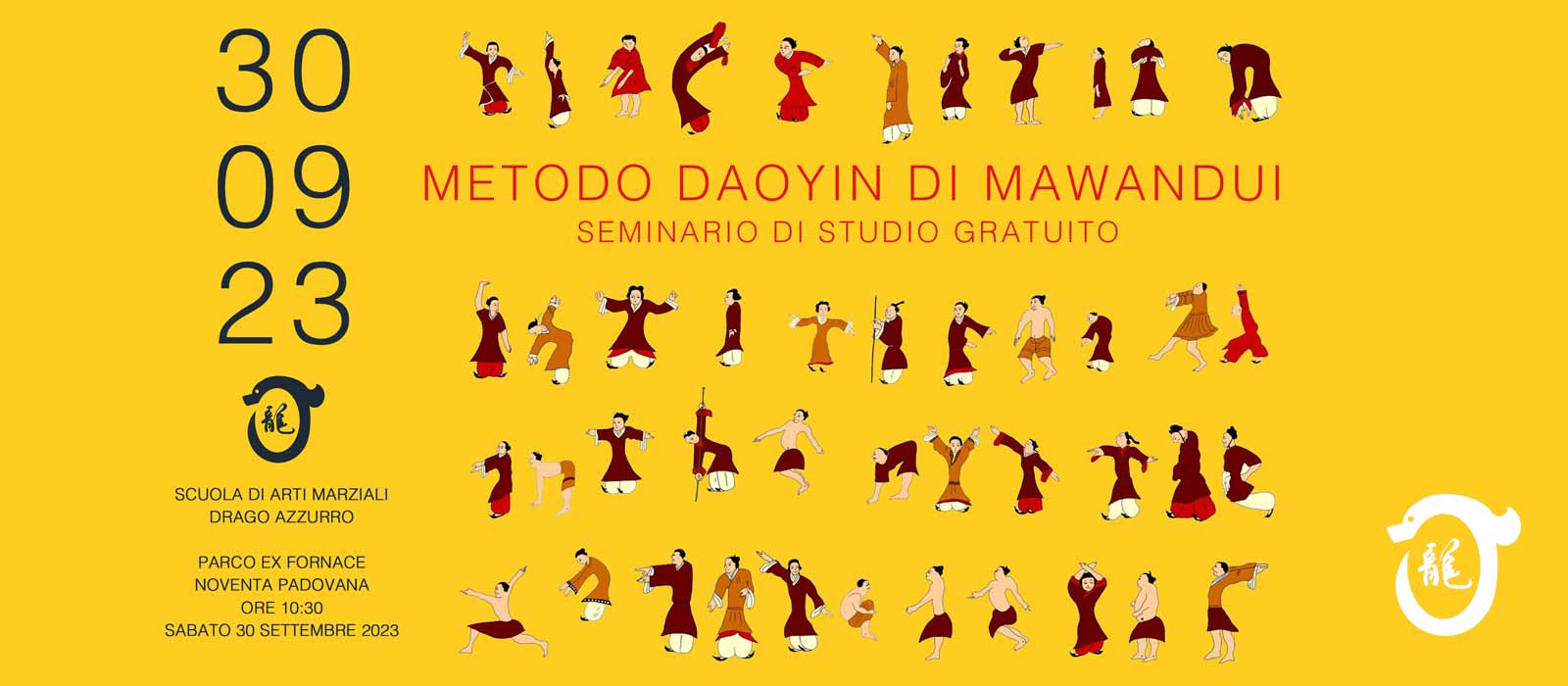 Padova Noventa Padovana, Saonara, Tombelle, Vigonovo corsi di Tai Chi, Bagua Zhan, QiGong, DaoYin, Ginnastica posturale e ginnastica del benessere e antalgica.